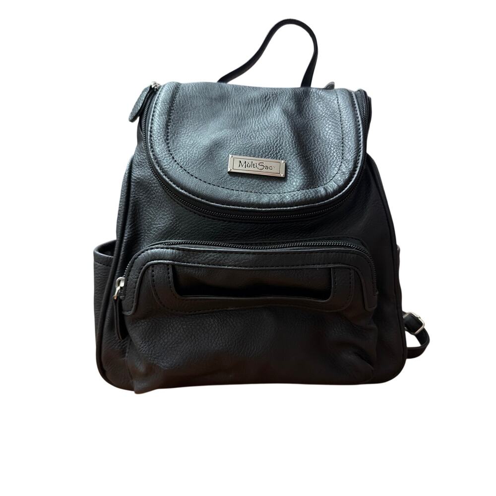 Multi Sac Women's Black Major Backpack Purse